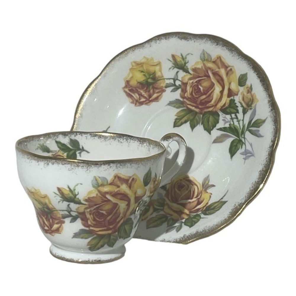 Royal Standard Fine Bone China Made in England "Romany Rose"  Yellow Roses
